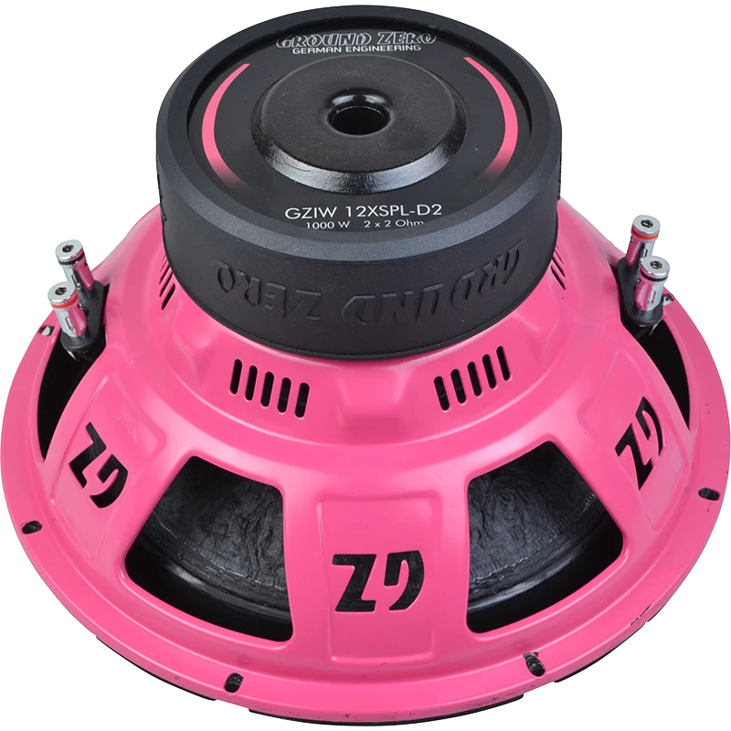 Ground Zero GZIW 12XSPL-D2 PINK - 30cm High Quality Subwoofer – Bild 3