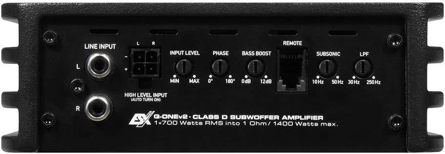 ESX Q-ONEV2 - 1 Kanal Digital-Verstärker 12V – Bild 5