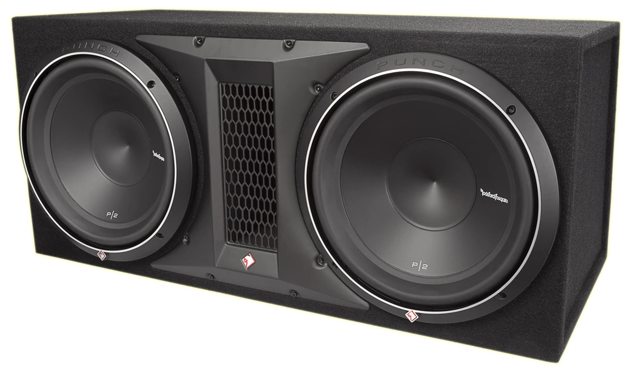Rockford Fosgate P2-2X10 PUNCH P2 - 2x25cm Dual-Bassreflex-Subwoofer