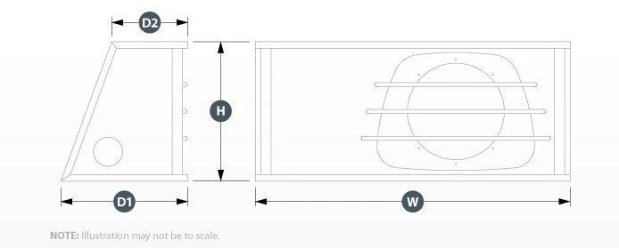 JL AUDIO HO110RG-W3v3 - 25cm Gehäusesubwoofer – Bild 3