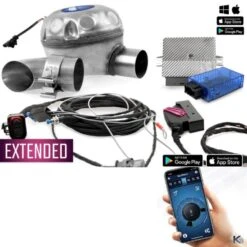 Kufatec 40613-1 - Universelles Komplettset Active Sound Incl. Soundbooster BMW E-Serie