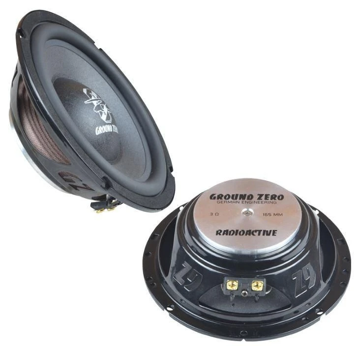 Ground Zero Radioactive GZMW 165X-NEO - 16,5cm Tiefmitteltöner Extra Flach