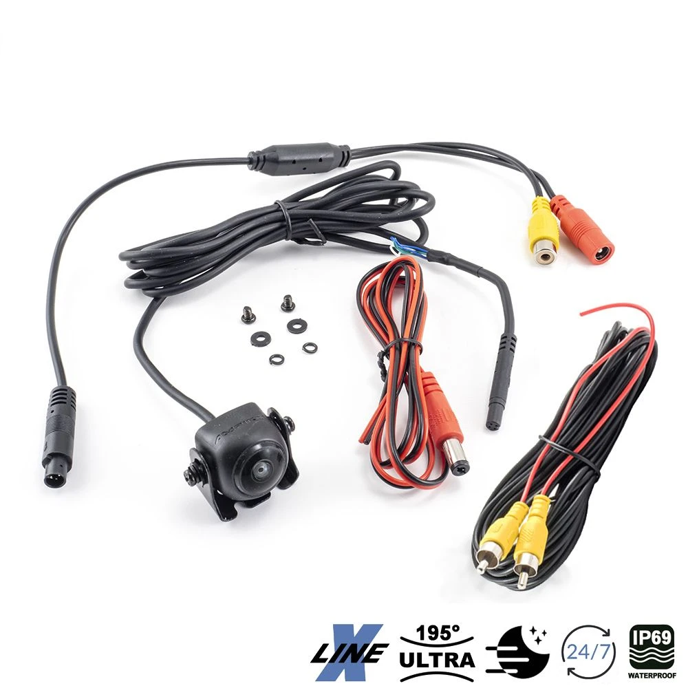 Ampire KCX602 - Mini Rückfahrkamera (CVBS), 195° – Bild 2